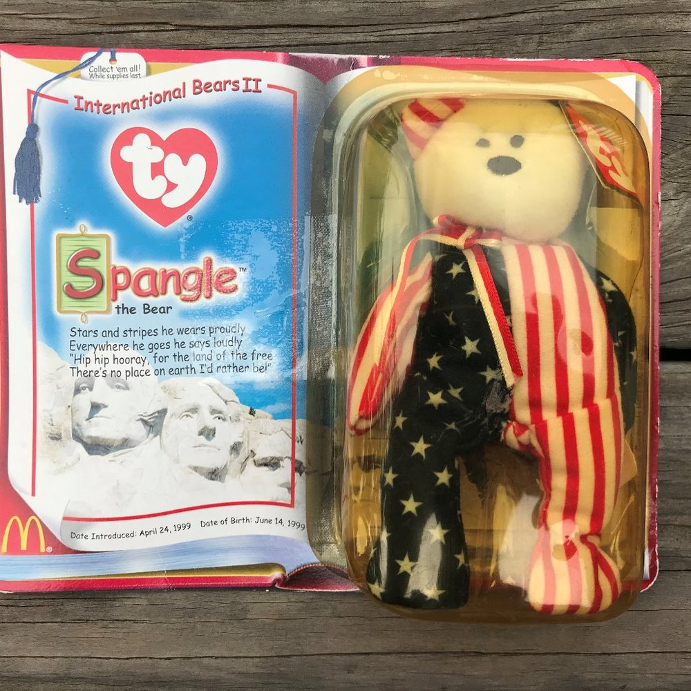Spangle the Bear ty International Bears II Vintage - Picture 6 of 8